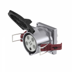 Розетка силовая (CEE) панельная фланцевая 5Р 140x140 400 В (50+60 ГЦ) КРАСНАЯ 6ч алюминий IP67 DKC (ДКС) Розетка силовая (CEE) панельная фланцевая 5Р 140x140 400 В (50+60 ГЦ) КРАСНАЯ 6ч алюминий IP67 DKC (ДКС)