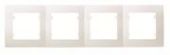 Рамка 4гн белый Lilium Natural Kare Makel (1/25/250)
