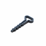 Дюбель-хомут для плоского кабеля 6-14 мм черный (10шт) Промрукав Дюбель-хомут для плоского кабеля 6-14 мм черный (10шт) Промрукав