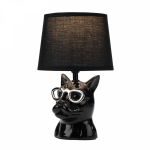Светильник декоративный настольный МОБИ "Бульдог", с цоколем Е14, 40Вт, цвет черный REXANT Светильник декоративный настольный МОБИ "Бульдог", с цоколем Е14, 40Вт, цвет черный REXANT