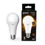 Лампа светодиод 22Вт груша A70 Е27 3000К 1900Лм матовая Gauss Black (1/10/50)