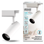 Светильник трековый цилиндр 12Вт 950Лм 4000K 180-220В IP20 55*190мм белый угол 24º LED Gauss 1/40 Светильник трековый цилиндр 12Вт 950Лм 4000K 180-220В IP20 55*190мм белый угол 24º LED Gauss 1/40