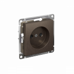 ATLASDESIGN РОЗЕТКА без заземления со шторками, 16А, механизм, МОККО