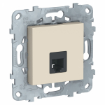 Накладка/вставка прочее с/у rj11 пластик бежевый IP20 SE Unica NEW Накладка/вставка прочее с/у rj11 пластик бежевый IP20 SE Unica NEW