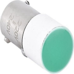 Лампа BA9s для NP2, зеленая, AC/DC36В (LED)  CHINT (1)