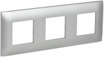 Рамка 3гн серебряный SK-F03S SKANDY IEK (1/10/100)