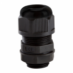 Резьбовой кабельный ввод с метрической резьбой 10-14мм пластик черный IP68 КЭАЗ