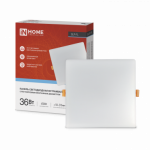 Панель светодиод встраив безрам 36Вт 6500К 3240Лм 225мм с рег. монтаж. 50-210мм SLP-FL белая IP20 IN HOME Панель светодиод встраив безрам 36Вт 6500К 3240Лм 225мм с рег. монтаж. 50-210мм SLP-FL белая IP20 IN HOME