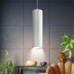 Светильник подвесной под лампу GU10 80х300мм белый PL1 GU10 WH ЭРА (1/20)