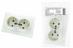 Розетка 2гн с З/К с/у белый пром.уп. 16А Таймыр TDM (10) Розетка 2гн с З/К с/у белый пром.уп. 16А Таймыр TDM (10)
