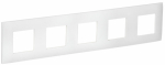 Рамка 5гн белый арктический SK-F05W SKANDY IEK (1/10/100)
