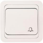 Кнопка звонка Мимоза бел/бел