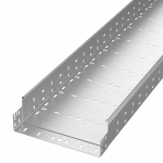 Лоток кабельный листовой 3000x300x100 сталь с перфорированной боковой стенкой толщ.1.5мм ПРОМРУКАВ
