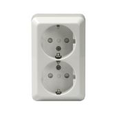 Розетка ABB Jussi 2-мест. механизм с накладкой с З/К скр. уст-ки16А 220-250В IP21 белый Розетка ABB Jussi 2-мест. механизм с накладкой с З/К скр. уст-ки16А 220-250В IP21 белый