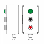 Взрывозащищенный пост управления из полиэстера CPE-P-04-(1xLG(250)-1xP1B(11)-1xP1R(11))-1xKH2MHK(C)1Ex d e IIC Т5 Gb / Ex tb IIICT95°C Db IP66/КЗ Взрывозащищенный пост управления из полиэстера CPE-P-04-(1xLG(250)-1xP1B(11)-1xP1R(11))-1xKH2MHK(C)1Ex d e IIC Т5 Gb / Ex tb IIICT95°C Db IP66/КЗ