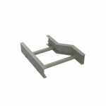 Переходник левосторонний  H100, 750/500, стеклопластик