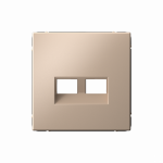 ARTGALLERY НАКЛАДКА ДВОЙНАЯ для информационных функций типа Keystone, ПЕСОЧНЫЙ ARTGALLERY НАКЛАДКА ДВОЙНАЯ для информационных функций типа Keystone, ПЕСОЧНЫЙ