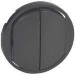 Накладка выкл. 2-кл. графит Celiane Legrand (10) Накладка выкл. 2-кл. графит Celiane Legrand (10)