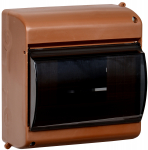 Бокс КМПн-2/6мод настен пласт дуб (дв.прозр) IP30 KREPTA 3 IEK (1/9/40)