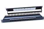 Hyperline PP3-19-16-8P8C-C6-110D Патч-панель 19", 1U, 16 портов RJ-45, категория 6, Dual IDC, ROHS, цвет черный (задний кабельный организатор в компле Hyperline PP3-19-16-8P8C-C6-110D Патч-панель 19", 1U, 16 портов RJ-45, категория 6, Dual IDC, ROHS, цвет черный (задний кабельный организатор в компле