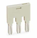 Кроссовый соединитель для клеммных блоков втычная 8 зажимов 18А с изоляцией Wago Кроссовый соединитель для клеммных блоков втычная 8 зажимов 18А с изоляцией Wago