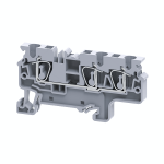 Клемма с тремя контактами пружинная OptiClip СХ-4-TRIPLET-I-серый