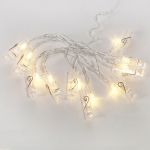 Гирлянда светодиодная «Прищепки» 10 LED, 1.5 м, прозрачный ПВХ, теплый белый цвет свечения, 2 х АА (батарейки не в комплекте) NEON-NIGHT Гирлянда светодиодная «Прищепки» 10 LED, 1.5 м, прозрачный ПВХ, теплый белый цвет свечения, 2 х АА (батарейки не в комплекте) NEON-NIGHT