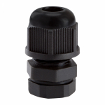 Резьбовой кабельный ввод с метрической резьбой 4-7мм пластик черный IP68 КЭАЗ