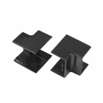 Внутренний угол 15х10 черный (4 шт/комп) Промрукав