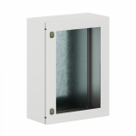 Корпус распред. шкафа 1двер. сталь серый 600мм 800мм 300мм с монтажной платой IP66 DKC