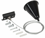 Комплект подвеса для шинопровода с тросом 1,5м черный LIGHTING IEK (1/50) Комплект подвеса для шинопровода с тросом 1,5м черный LIGHTING IEK (1/50)