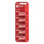Алкалиновая батарейка типа А27 для сигнализаций блистер 5шт. EKF Алкалиновая батарейка типа А27 для сигнализаций блистер 5шт. EKF