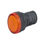 Индикатор помехозащищенный со встроенным конденсатором ND16-22D/4K2 оранжевый АС 230В  CHINT (1)