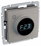 Терморегулятор электронный с индикацией с/у крем механизм ТС10-1-БрКр BRITE IEK (8/80) Терморегулятор электронный с индикацией с/у крем механизм ТС10-1-БрКр BRITE IEK (8/80)