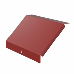 Крышка угла вертикального внешнего 90 градусов Стандарт 400 RAL 3000 Промрукав