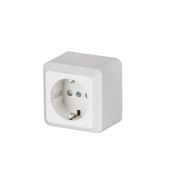 Розетка ABB Jussi 1-мест. в сборе с корпусом с З/К откр. уст-ки16А 220-250В IP21 белый Розетка ABB Jussi 1-мест. в сборе с корпусом с З/К откр. уст-ки16А 220-250В IP21 белый