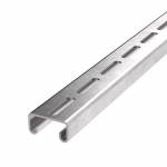 U-профиль 1200x41x21 сталь светло-серый оцинкованное перфорация: задняя сторона ПРОМРУКАВ