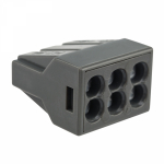 Клемма на 6 пров. 773-306 (1-2,5мм) с пастой REXANT (50/50/2500)