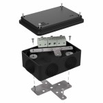 Коробка огнестойкая для о/п 40-0340-FR6.0-6 Е15-Е120 RAL9005 120х80х50 (20 шт/кор) Промрукав