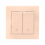 Валенсия выключатель 2-кл. 10А кремовый проходной EKF PROxima Валенсия выключатель 2-кл. 10А кремовый проходной EKF PROxima