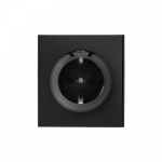 Розетка 1гн с З/К с крышк. шторки с/у антрацит механизм с рамкой 16А MIELE STRONG KRANZ (1/100) Розетка 1гн с З/К с крышк. шторки с/у антрацит механизм с рамкой 16А MIELE STRONG KRANZ (1/100)