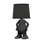 Светильник декоративный Человечек, черный с черным абажуром, Е27 REXANT Светильник декоративный Человечек, черный с черным абажуром, Е27 REXANT