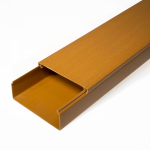 Кабель-канал 80х40 дерево (бук) ПРОМРУКАВ (30м/уп)