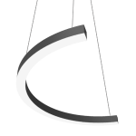 Светодиодный светильник VARTON Enso C 1050х525х40 мм 24 Вт 3000 К подвесной RAL9005 черный матовый с рассеивателем опал Светодиодный светильник VARTON Enso C 1050х525х40 мм 24 Вт 3000 К подвесной RAL9005 черный матовый с рассеивателем опал