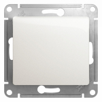 Выключатель 1кл кнопочный с/у перламутр механизм Glossa Systeme Electric