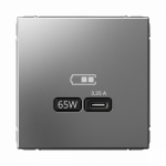 Розетка 1гн USB C с/у сталь механизм высокоскор.заряд. QC PD ArtGallery Systeme Electric (1/8/16) Розетка 1гн USB C с/у сталь механизм высокоскор.заряд. QC PD ArtGallery Systeme Electric (1/8/16)