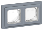 FLITE Рамка 2-мест. IP55 Рпро-2-55-ФлМ мар. IEK