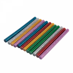 Клеевой стержень d7мм 100мм Цветной с Блестками (12шт/уп) Блистер REXANT (1/1/100)