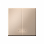 Выключатель 2кл с подсв с/у песочный механизм быстрозажим ArtGallery Systeme Electric (1/20)