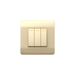 (NEW3-E) Переключатель 3-клавишный с подсветкой, 10А, шампань CHINT (1) (NEW3-E) Переключатель 3-клавишный с подсветкой, 10А, шампань CHINT (1)